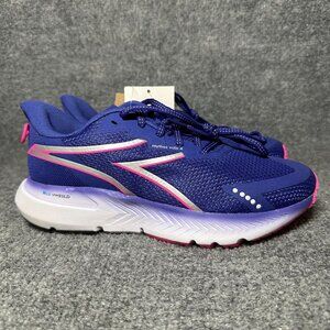 Diadora Mythos Blushield Volo 4 Blue Womens Size 6.5 Athletic Shoes Sneakers